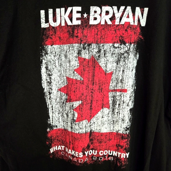 Luke Bryan 2018 tour shirt - Picture 3 of 6